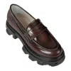 Urbnkicks Peny Brown Patent Leather Loafer By  In Brown