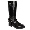 Urbnkicks Tall Biker Distressed Boots By