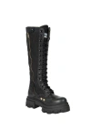 Urbnkicks Tall Jungle Boots In Black