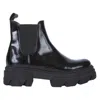 Urbnkicks Women's Chelsea Shinny Black Boots In Black