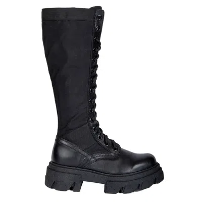 Urbnkicks Women's Jungle Tall Knee-high  Black Boots