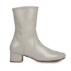 Urbnkicks Women's Studio Fifty-four White Pearl High Heel Boot In White