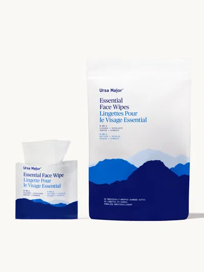 Ursa Major Essential Face Wipes In Transparent
