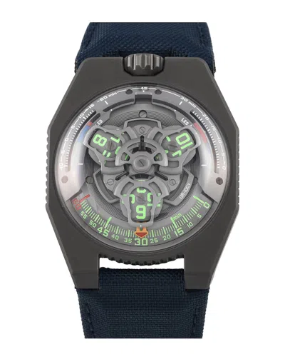 Urwerk Men's Ur-100v Watch, Circa 2021 (authentic ) In Black