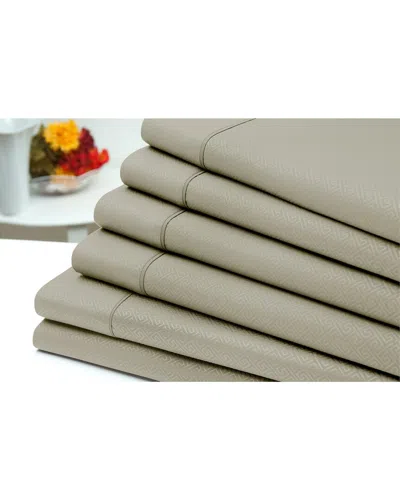 US ARMY US ARMY 6PC EMBOSSED GREEK KEY SHEET SET
