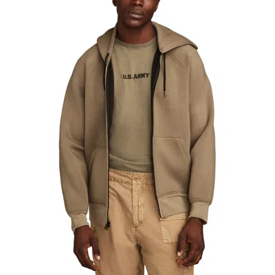 Us Army Mens Hooded Scuba Hoodie In Green