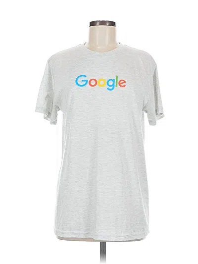 Pre-owned Us Blanks Short Sleeve T-shirt In Silver