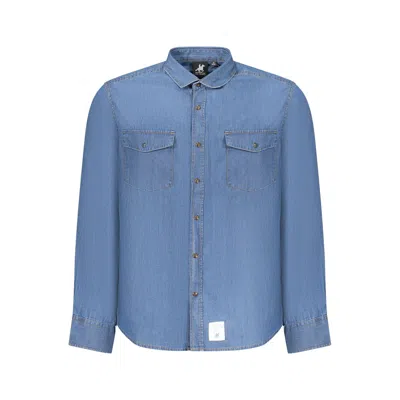 U.s. Grand Button-up Denim Shirt In Blue