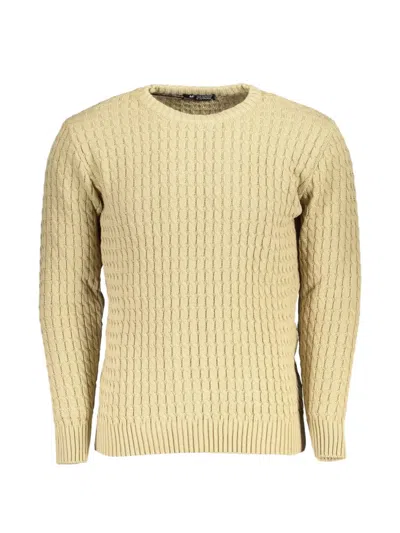 U.s. Grand Cable-knit Elbow-patch Sweater In Neutral