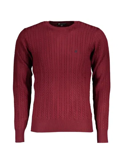 U.s. Grand Cable-knit Embroidered Sweater In Multi