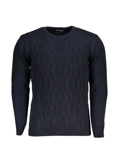 U.s. Grand Cable-knit Sweater In Blue