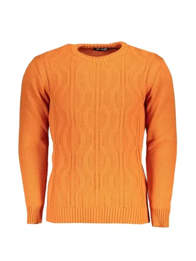 U.s. Grand Cable-knit Sweater In Orange