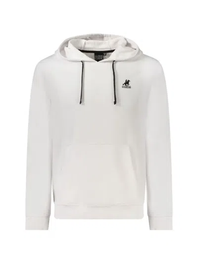 U.s. Grand Cotton Hoodie In White