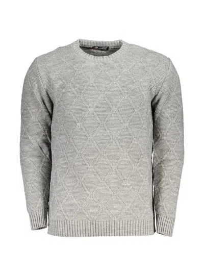 U.s. Grand Crew Neck Sweater In Gray