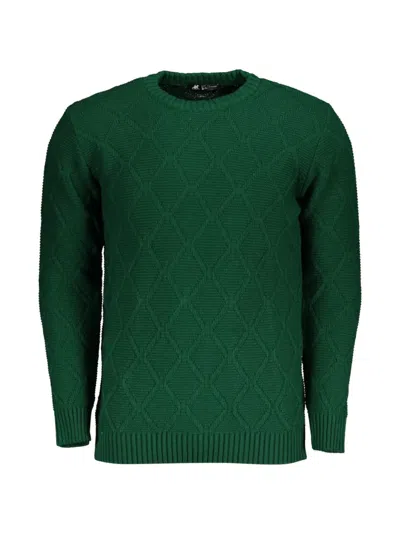 U.s. Grand Diamond-knit Sweater In Green