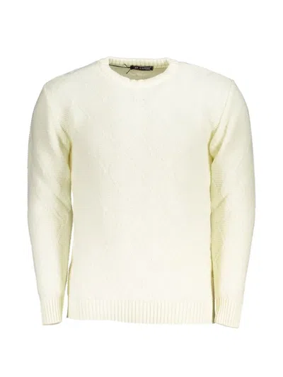 U.s. Grand Diamond-pattern Knit Sweater In Neutral