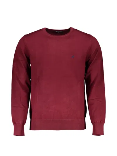 U.s. Grand Embroidered-logo Crew-neck Sweater In Multi