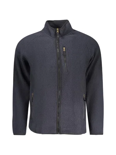 U.s. Grand Fleece Zip-up Sweatshirt In Blue