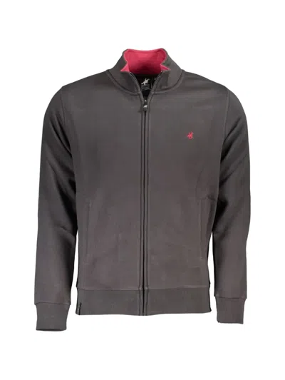 U.s. Grand Logo-embroidered Sweatshirt In Gray