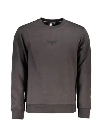 U.s. Grand Logo-print Sweatshirt In Gray