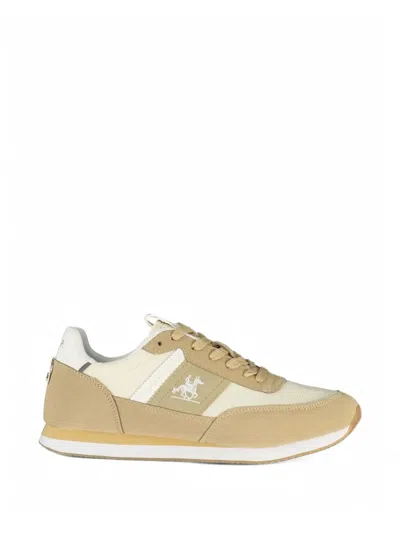 U.s. Grand Panelled Logo-print Sneakers In Neutral