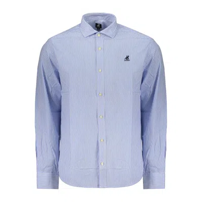 U.s. Grand Polo Azzurro Cotton Mens Men's Shirt In Blue