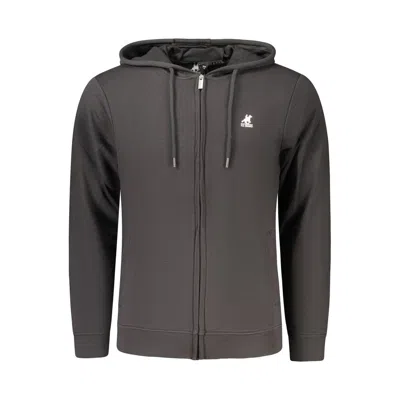 U.s. Grand Polo Black Cotton Men's Men's Hoodie In Gray