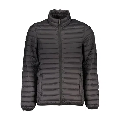 U.s. Grand Polo Black Polyamide Men's Men's Jacket In Multi