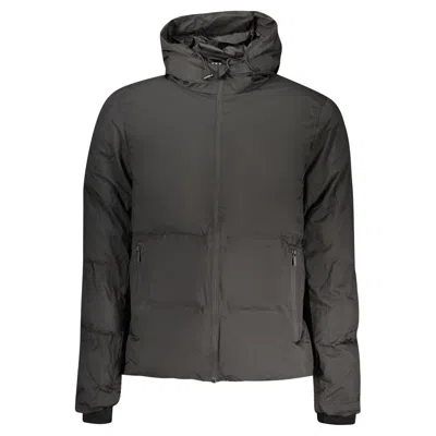U.s. Grand Polo Black Polyester Men's Men's Jacket In Gray