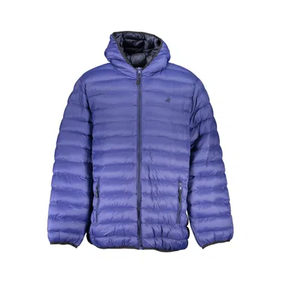 U.s. Grand Polo Blu Polyester Men Men's Jacket In Blue