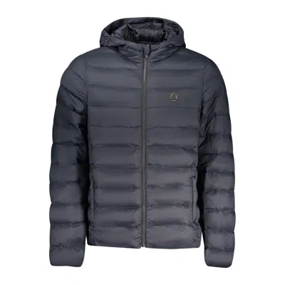 U.s. Grand Polo Blu Polyester Mens Men's Jacket In Blue