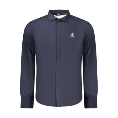 U.s. Grand Polo Blue Cotton Men Men's Shirt