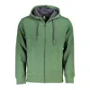 U.S. GRAND POLO CHIC GREEN HOODED SWEATSHIRT WITH ELEGANT EMBROIDERY