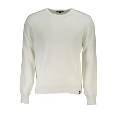 U.s. Grand Polo Crew Neck Sweater With Contrast Men's Details In White