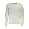 U.S. GRAND POLO ELEGANT CREW NECK SWEATER WITH CONTRAST DETAILS