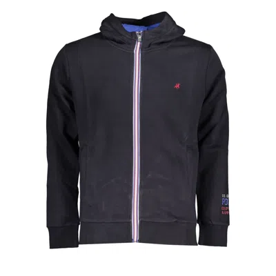 U.s. Grand Polo Grand Polo Blue Hooded Fleece Sweatshirt