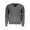 U.s. Grand Polo Green Nylon Sweater In Gray