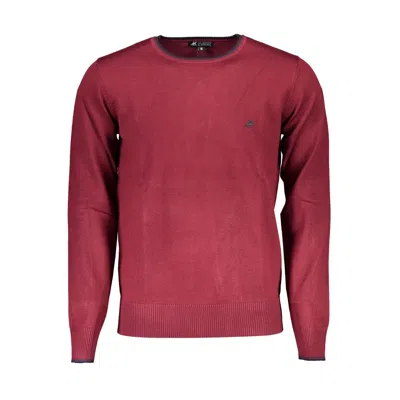 U.s. Grand Polo Red Nylon Sweater In Burgundy