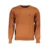 U.s. Grand Polo Brown Nylon Sweater In Brown