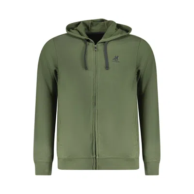 U.s. Grand Polo Verde Cotton Men's Men's Hoodie In Green