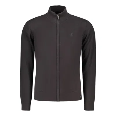 U.s. Grand U. S. Grand Cotton Men's Men's Cardigan In Black