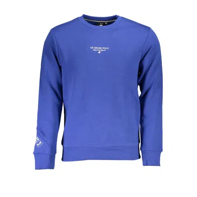 U.s. Grand U. S. Grand Cotton Men's Men's Sweatshirt In Blue