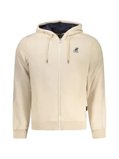 U.s. Grand Zip-up Cotton Hoodie In Neutral