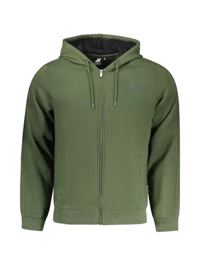 U.s. Grand Zip-up Logo-embroidered Hoodie In Animal Print