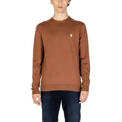 U.s. Polo Assn Beige Cotton Sweater In Brown