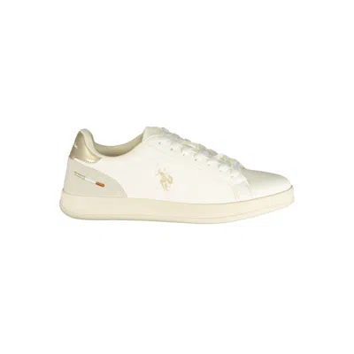 U.s. Polo Assn Beige Polyurethane Women's Sneaker In Neutral