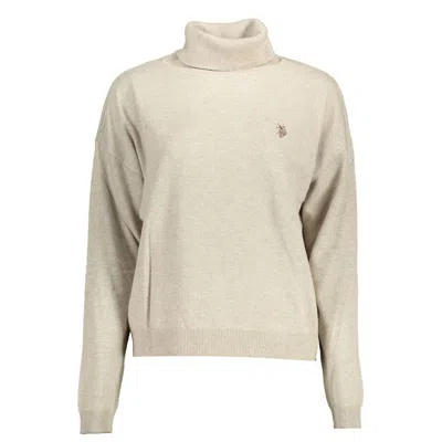 U.S. POLO ASSN BEIGE WOOL WOMEN SWEATER
