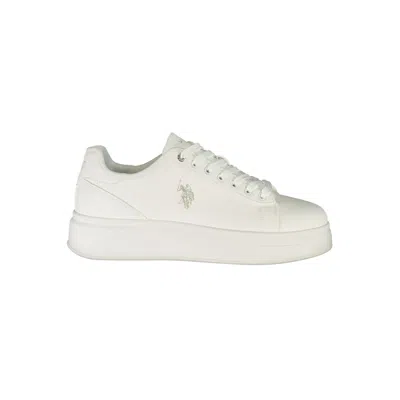 U.s. Polo Assn Bianco Polyurethane Uomo Sneaker In White