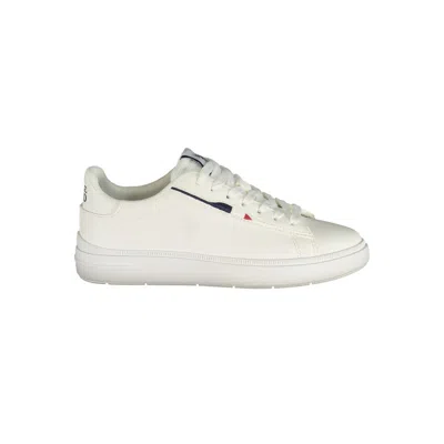 U.s. Polo Assn Bianco Polyurethane Women Sneaker In Multi