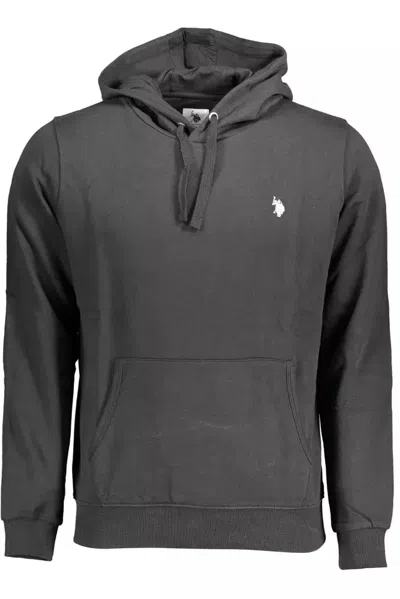 U.s. Polo Assn Black Cotton Men Sweater
